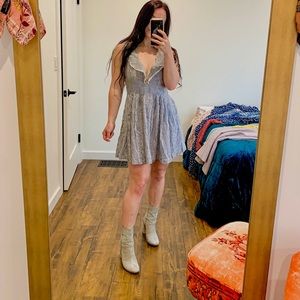 NWT Free People “Heartlines” Mini dress
